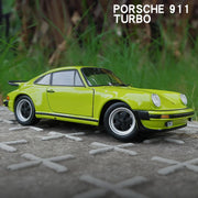 WELLY Porsche 911 Turbo 1974 1:24 Diecast Model Car – Collectible