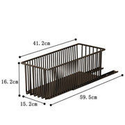 2-Pack Pull-Out Under-Sink Organiser – Sliding Cupboard Storage Baskets