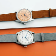 Pierre Paulin Men's Salmon Dial Watch – Hand-Wound, Vintage, 38mm