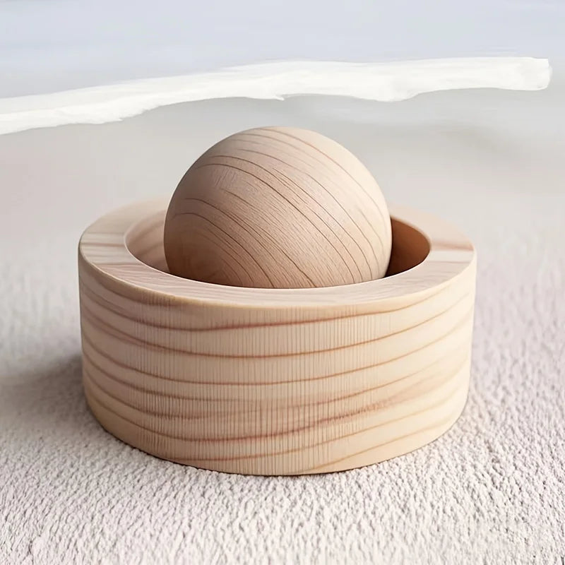 Mini Wooden Essential Oil Diffuser – Natural Fragrance for Car & Home