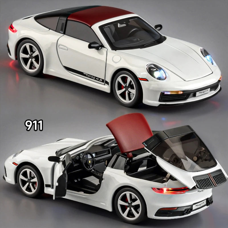Porsche 911 Targa 4S 1:32 Diecast Model Car – Collectible Toy