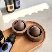 Mini Wooden Essential Oil Diffuser – Natural Fragrance for Car & Home