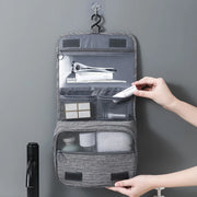 Hanging Travel Wash Bag – Waterproof Toiletries Organiser, Oxford Fabric