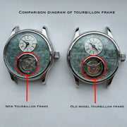 Merkur Men's High-Frequency Coaxial Tourbillon Watch – Sapphire