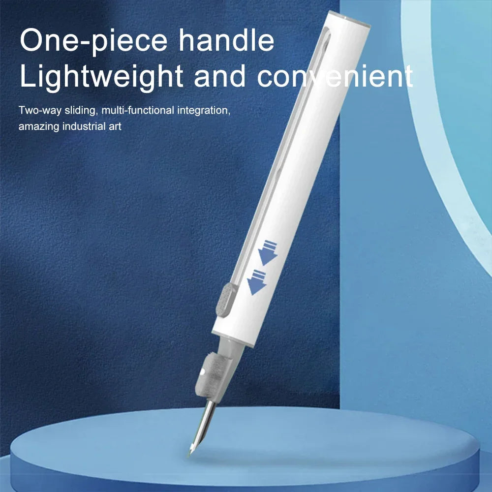 3 in 1 Sliding Cleaning Pen for  Earphones Brush for Airpods 3 Pro Series Case Headsets Cleaners Earbuds Cleaning Tools