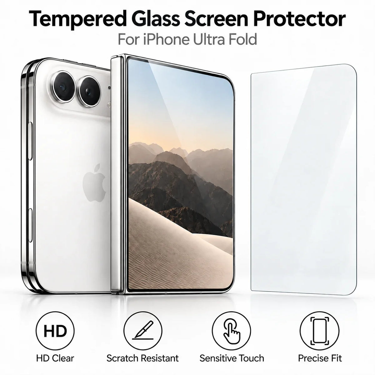 Outer Glass & Inner Film Phone Screen Protector Set
