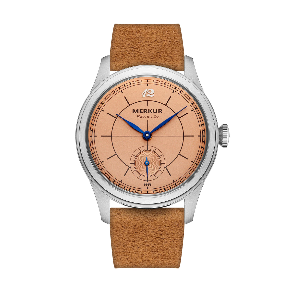 Merkur Men's Cross Line Sector Dial Watch – Green, Retro Casual, Manual
