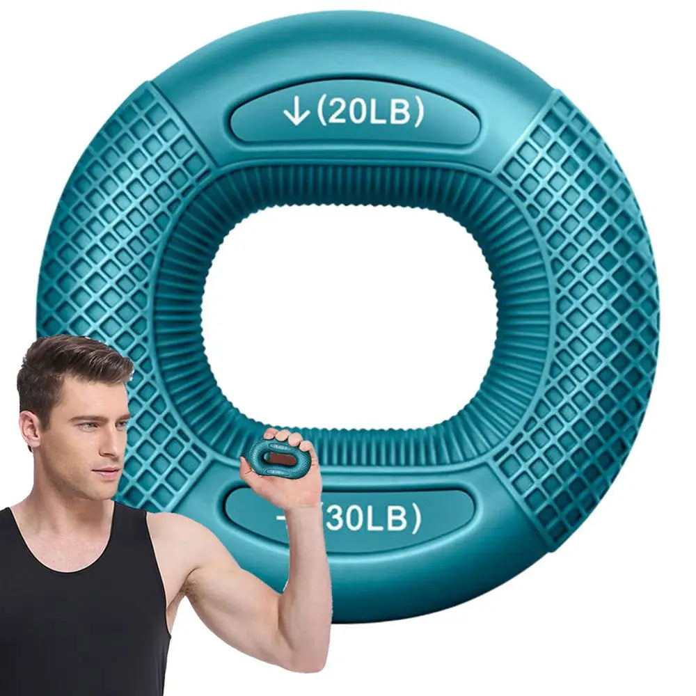 Silicone Finger Strengthener Ring – Hand Grip & Wrist Exercise Trainer