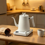 Smart Gooseneck Electric Kettle, Pour Over Coffee Tea, Temp Control & Hold, 1L 304 Stainless Steel,Matte Black 110V/220V