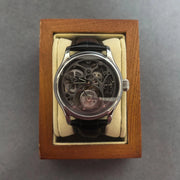 Jacques Genry Men's Tourbillon Watch – 42mm, Manual, Skeleton Dial