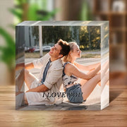 Personalised Photo Acrylic Plaque – Custom Birthday Gift Keepsake
