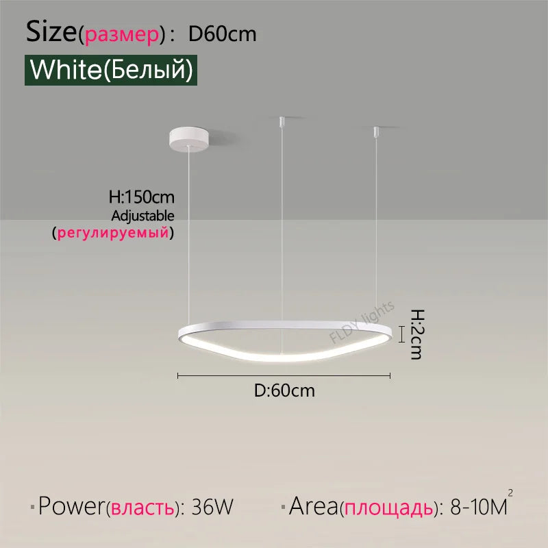 Modern Designer Chandelier – Hanging Pendant Lamp for Ceilings