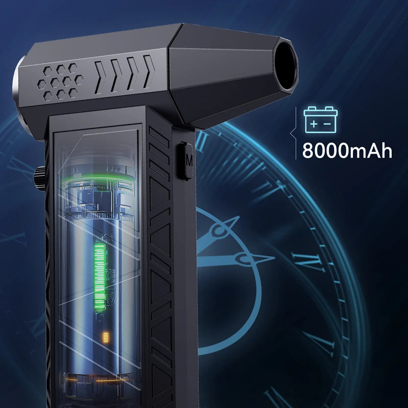 Xiaomi Violent Fan 350000RPM Powerful Air Blower Vacuum Dust Cleaner Charging Strong Winds 58m/s Brushless Turbo Jet Blower Dry
