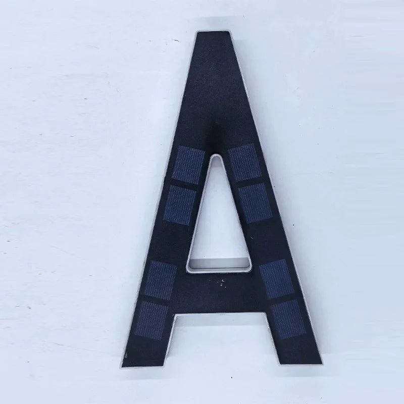 Solar LED House Number Sign – Waterproof Outdoor Address Plate Light