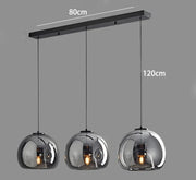 Modern Glass Pendant Light – Hanging Lamp for Living & Dining Room