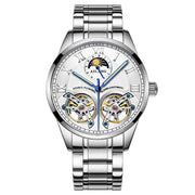 AILANG Men's Automatic Tourbillon Skeleton Watch – Leather Strap