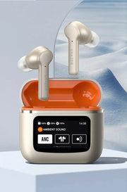 ERAZER XP1 Bluetooth Earphones – LCD Touch-Screen Charging Case
