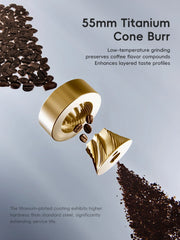 STARSEEKER E55Pro 55mm Conical Burr Coffee Grinder