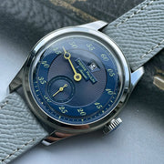 Pierre Paulin Men's Jumping Hour Watch – Salmon Dial, Automatic, 38mm