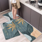 Non-Slip Velvet Kitchen Runner Mat – Absorbent Long Floor Rug