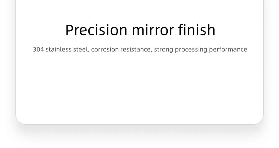 Stainless Steel Mirror Wall Panel — Art Deco Statement Decor, 3 Sizes