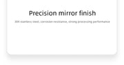 Stainless Steel Mirror Wall Panel — Art Deco Statement Decor, 3 Sizes