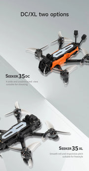 DeepSpace SEEKER35 FPV Drone – 3.5" Freestyle, GPS, 6S, DJI O4 Pro