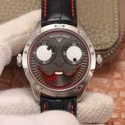 Joker Men's Automatic Moon Phase Diving Watch – Leather Strap
