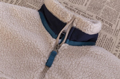 Motorcycle Outdoor Fleece Jacket For Men/Women Double Sided Fleece Thickened Plush Rider Cycling Suit Lamb Wool Windproof Jacket