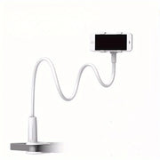 Flexible Bedside Phone Holder – Long Gooseneck Arm, Adjustable Height