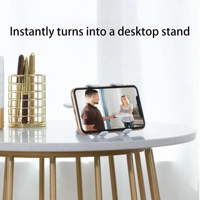 Flexible Bedside Phone Holder – Long Gooseneck Arm, Adjustable Height