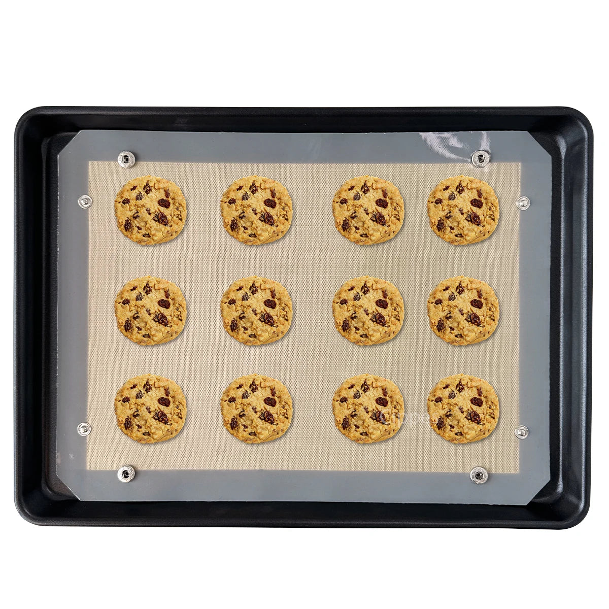 Reusable Silicone Baking Mat – Non-Stick Leakproof Oven Liner, 40x30cm