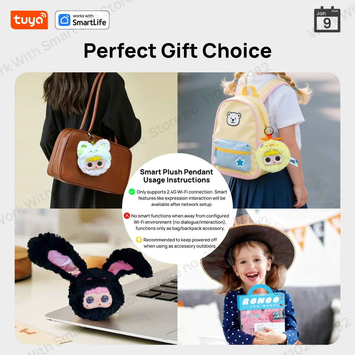 Tuya Voice-Interactive AI Plush Robot