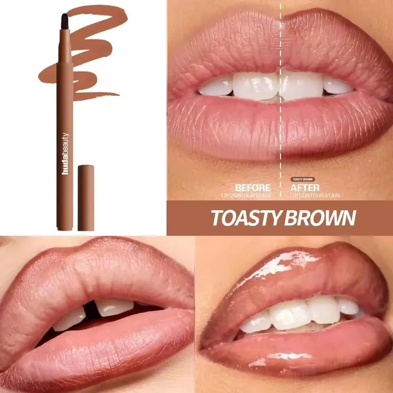 Velvet Matte Lip Liner Pencil – Waterproof, Long-Lasting Nude Shades