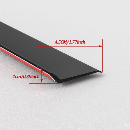 1m Home Window Water Blocking Bar Sliding Window Rain Weatherstrip Balcony Insulation Windproof Sealing Strip   Flashing Board
