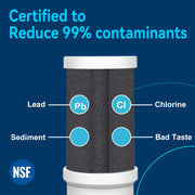 ALTHY Faucet Water Filter – 5-Stage Stainless Steel Purifier