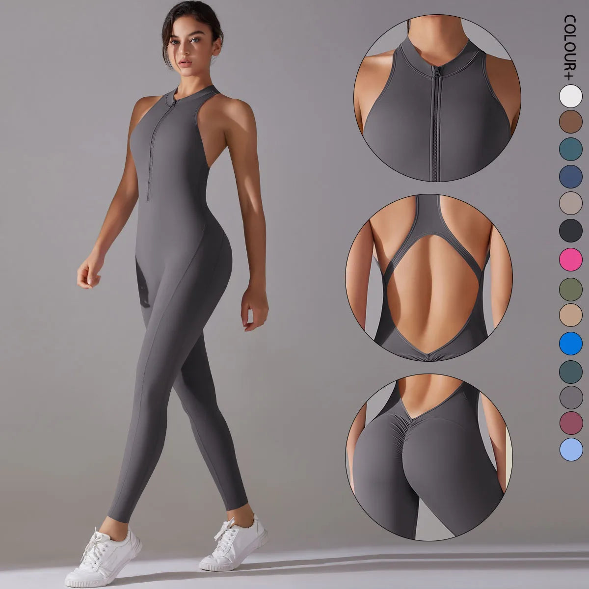 Women's Sports Shaping Bodysuit – Tummy Control Gym & Yoga Suit