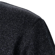 Men's Stand Collar Knitted Jumper – Long Sleeve Casual Winter Sweater