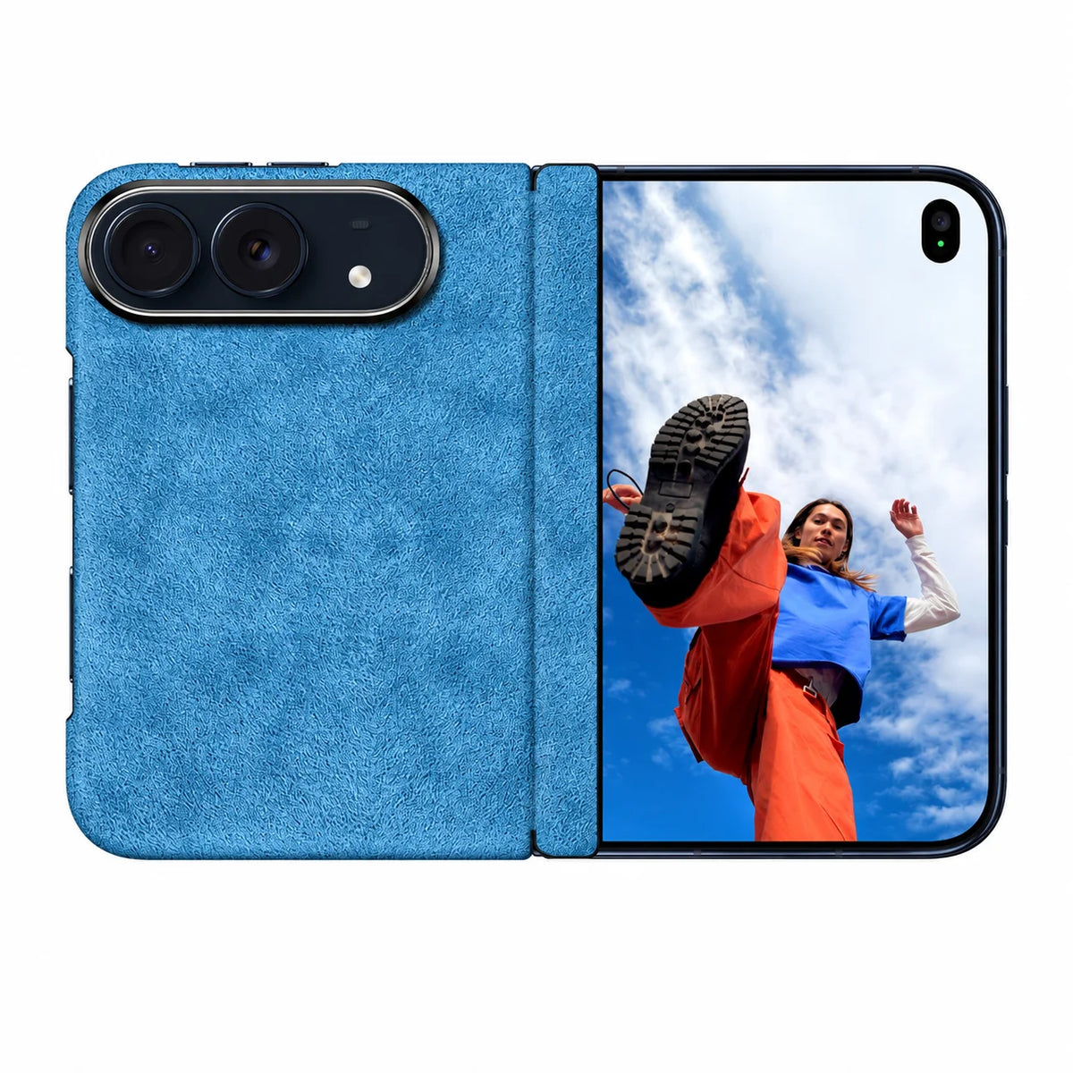 Genuine Alcantara Magnetic Phone Case – Premium Protective Cover for iPhone