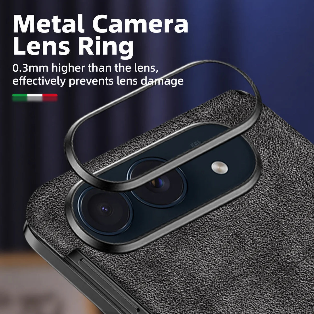 Genuine Alcantara Magnetic Phone Case – Premium Protective Cover for iPhone