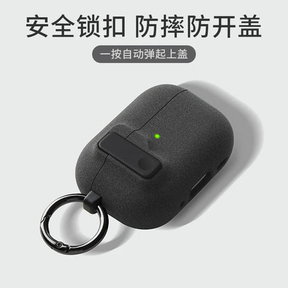 Protective Case For Airpods 4 Cover Luxury Earphone Cover Case For Apple Airpodspro 2 3 1/2 Air Pods Pro Shockproof With Hook﻿