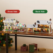 Christmas Snow Village Building Block Set – Festive Holiday Display