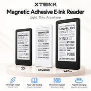 XTEINK X3 Pro E-Reader – Pocket-Size E-Ink Reader, Lightweight