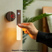 Rechargeable Motion Sensor Night Light – Magnetic LED Wall Lamp
