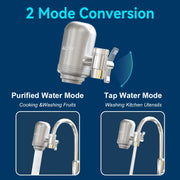ALTHY Faucet Water Filter – 5-Stage Stainless Steel Purifier