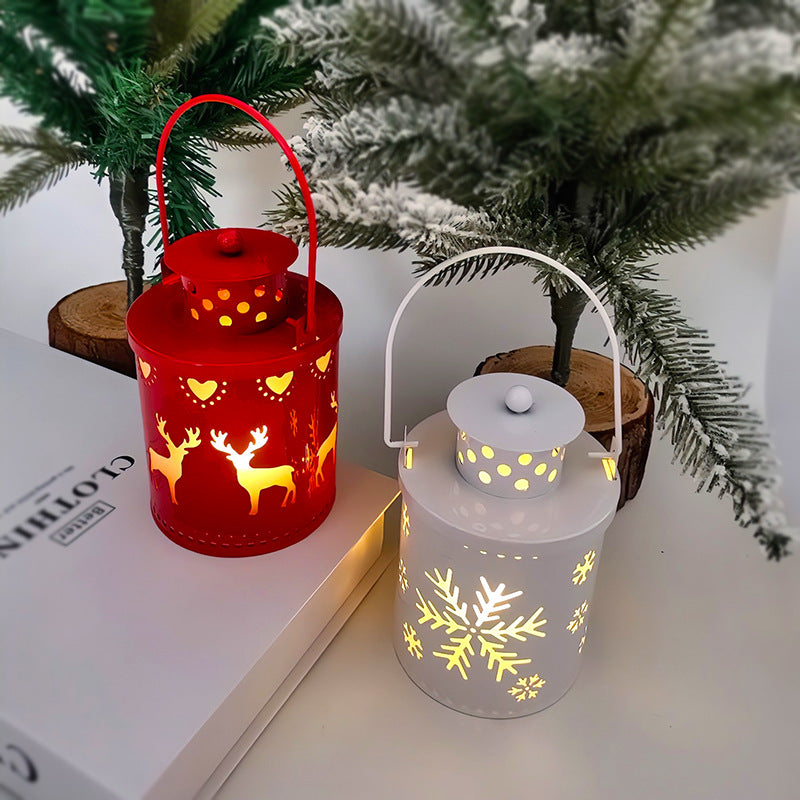 LED Christmas Candle Lanterns – Flameless Nordic Style Decorative Lights