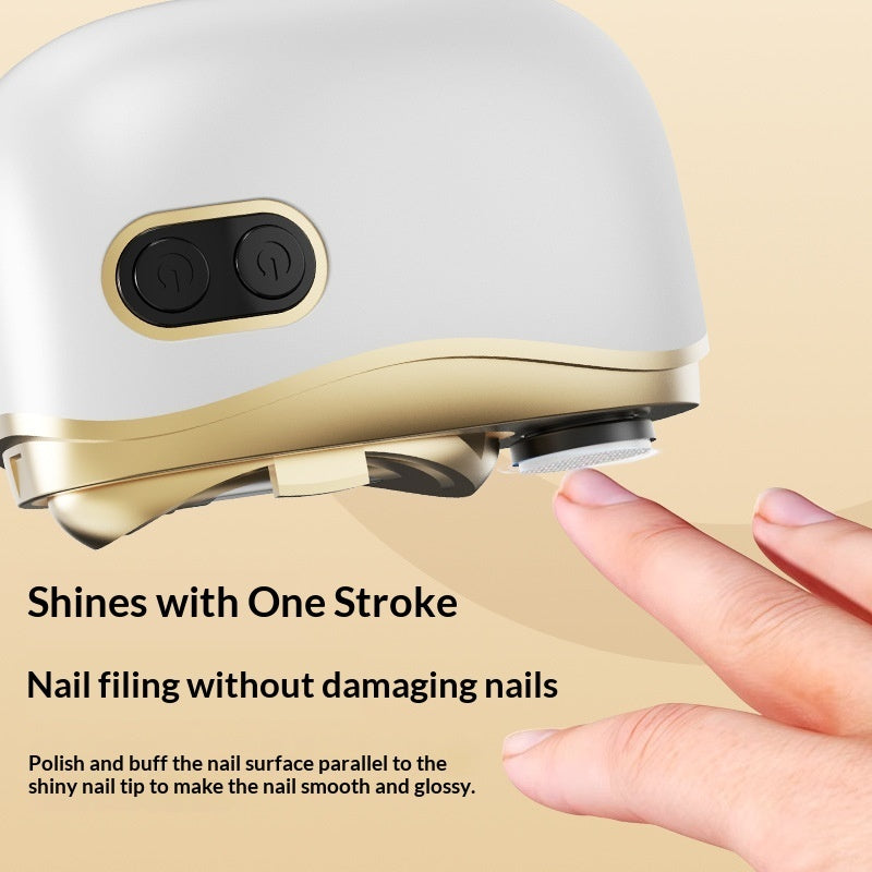 Electric Nail Clipper – Quiet Rechargeable Trimmer, Safe No-Pinch for Fingers & Toes
