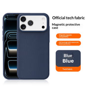Slim Magnetic Fabric Phone Case – Shockproof Minimalist Cover for iPhone