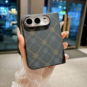 Carbon-Fibre Pattern Magnetic Phone Case
