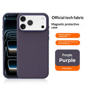 Slim Magnetic Fabric Phone Case – Shockproof Minimalist Cover for iPhone
